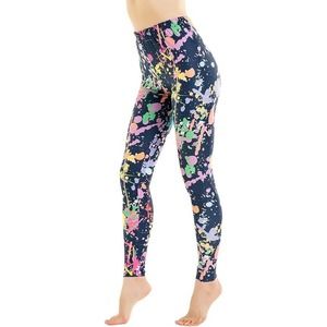 Women's Printed Leggings Stretchy Buttery Smooth Yoga Pants, One Size Multicolor